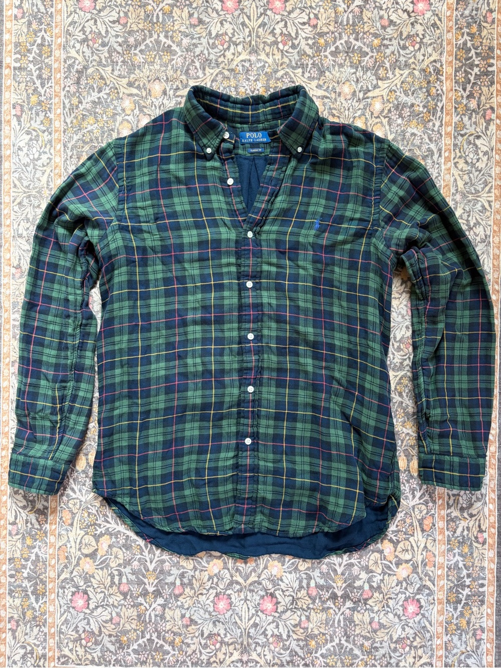 Polo Ralph Lauren classic fit Men’s Large double-layer flannel shirt